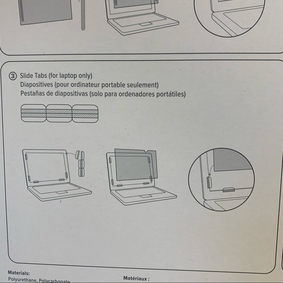 (2) Targus 4Vu Privacy Screens compatible with 17” laptops. NWT - Picture 7 of 15